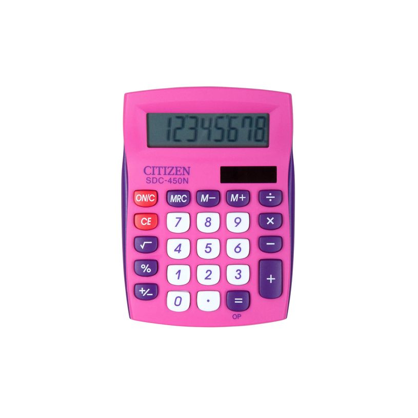 4562195134305-Calculatrice de bureau Citizen SDC-450N - 8 chiffres - alimentation batterie et solaire - r-P_79423242_6-5
