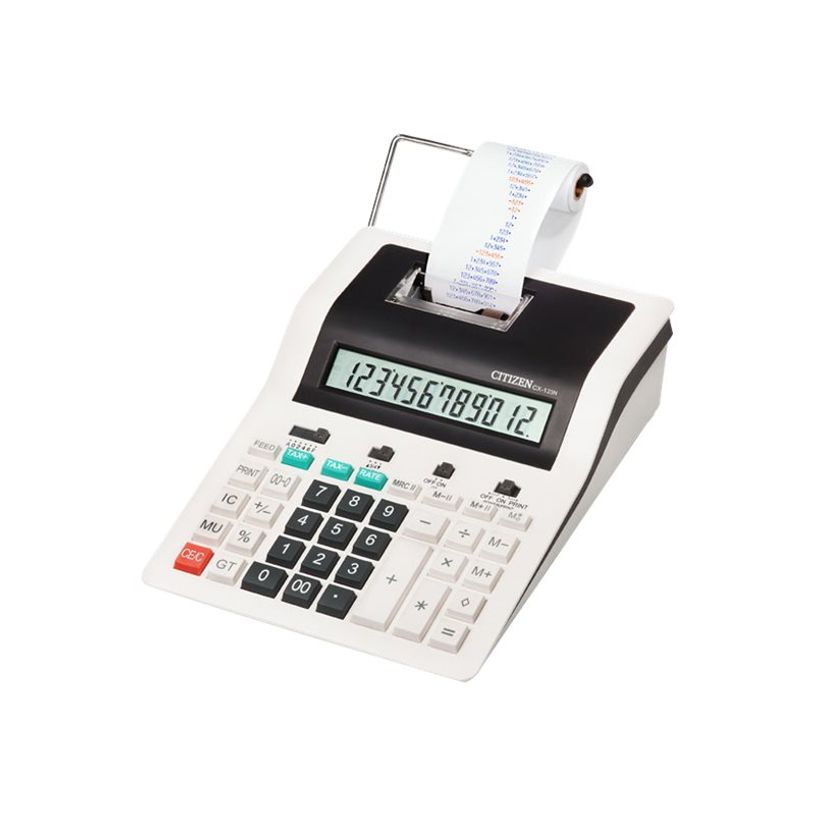 4562195135036-Citizen CX-123N - Calculatrice imprimante - LCD - 12 chiffres - avec adaptateur-P_79423245_1-0