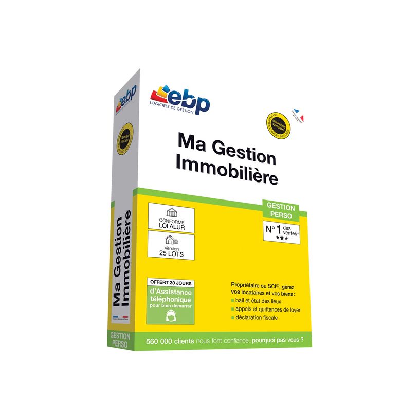 3438600133977-EBP Ma Gestion Immobilière - dernière version - 1 utilisateur - 25 lots-P_79423263_1-0