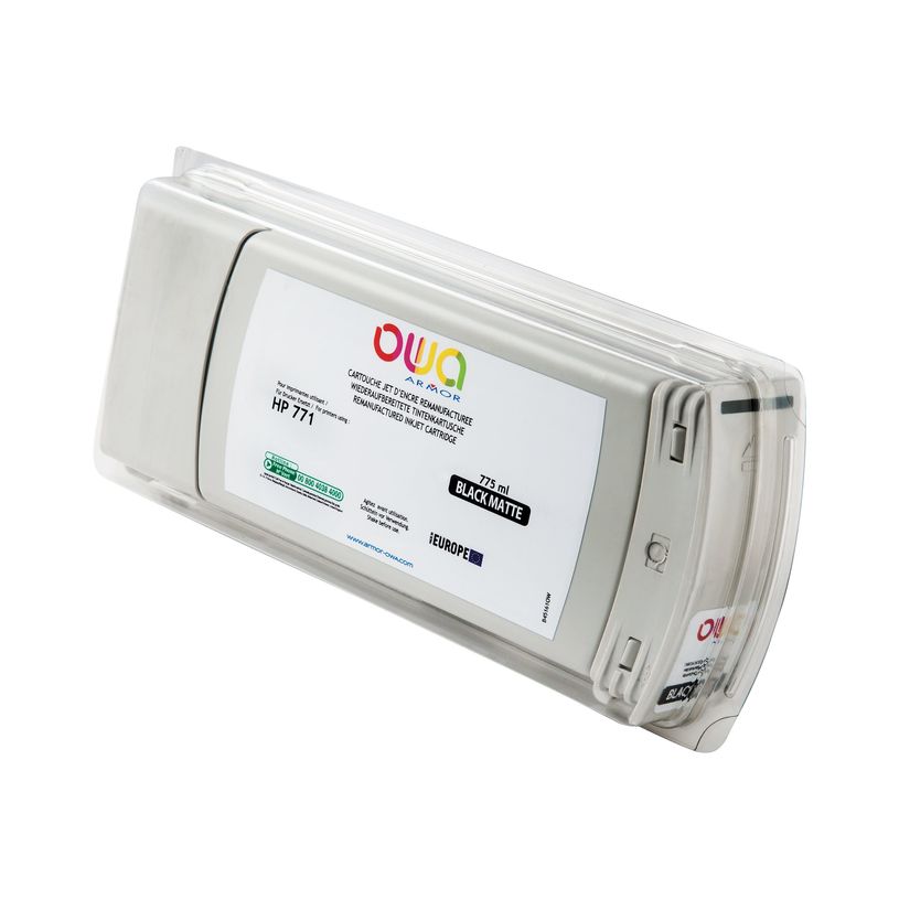 3112539350550-HP 771C - remanufacturé OWA B45161OW - noir mat - cartouche d'encre-P_79423571_1-0
