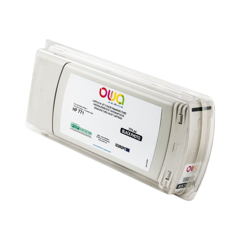 3112539350567-HP 771C - remanufacturé OWA B45162OW - noir photo - cartouche d'encre-P_79423572_1-0