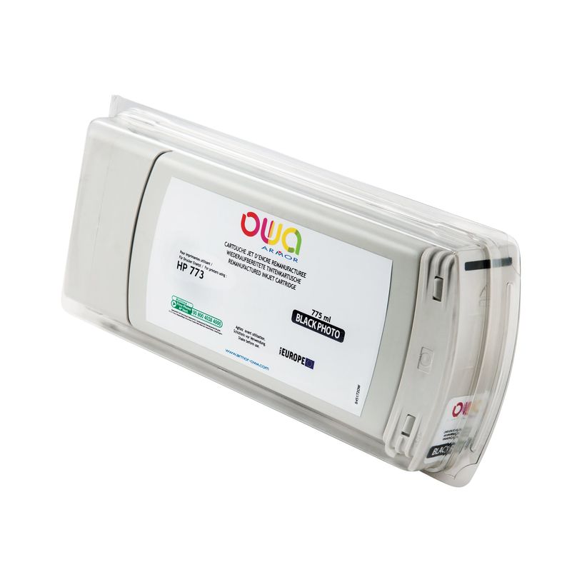 3112539350772-HP 773C - remanufacturé OWA B45172OW - noir photo - cartouche d'encre-P_79423591_1-0