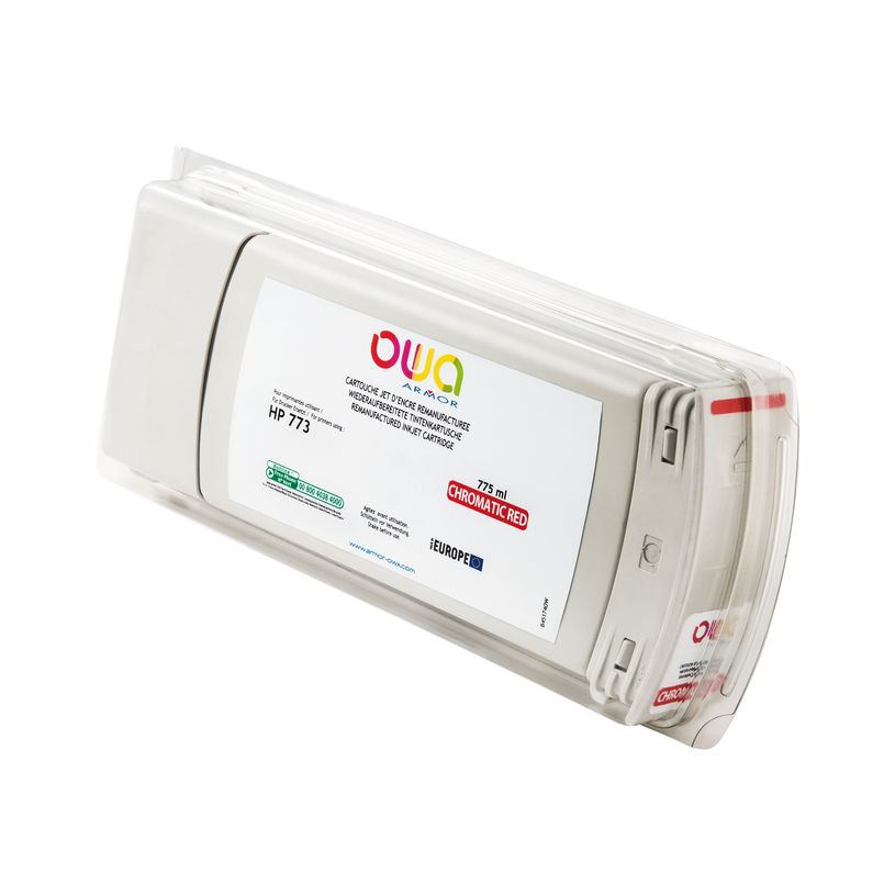 3112539350796-HP 773C - remanufacturé OWA B45174OW - rouge - cartouche d'encre-P_79423593_1-0