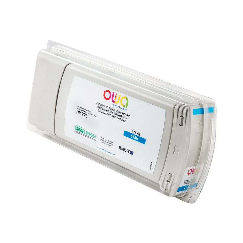 3112539350826-HP 773C - remanufacturé OWA B45177OW - cyan - cartouche d'encre-P_79423596_1-0