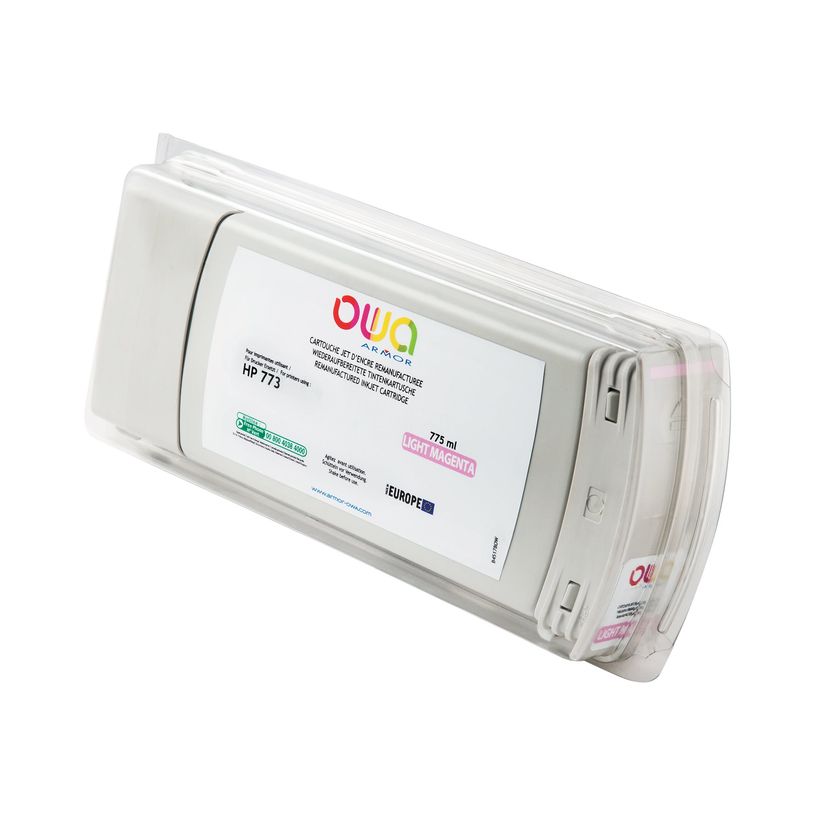 3112539350833-HP 773C - remanufacturé OWA B45178OW - magenta clair - cartouche d'encre-P_79423597_1-0