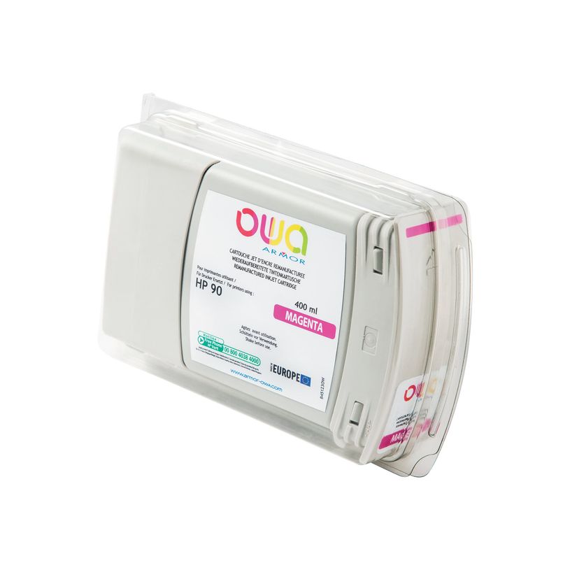 3112539350970-HP 90 - remanufacturé OWA B45123OW - magenta - cartouche d'encre -P_79423599_1-0