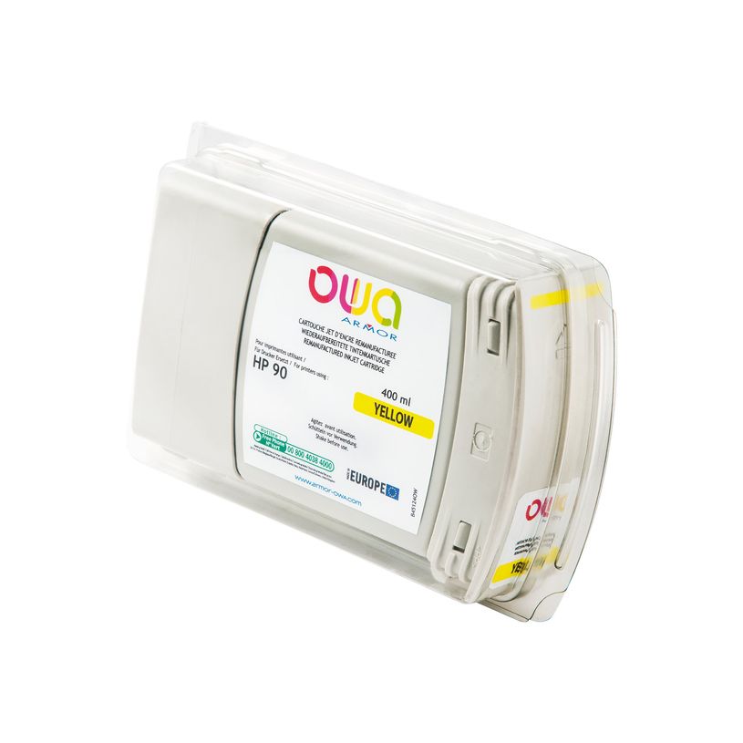 3112539350987-HP 90 - remanufacturé OWA B45124OW - jaune - cartouche d'encre -P_79423600_1-0