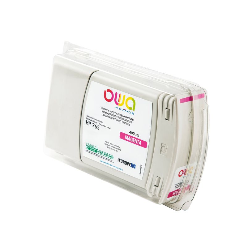 3112539351021-HP 765 - remanufacturé OWA B45155OW - magenta - cartouche d'encre -P_79423604_1-0