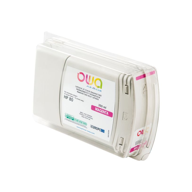 3112539351069-HP 80XL - remanufacturé OWA B45183OW - magenta - cartouche d'encre-P_79423608_1-0