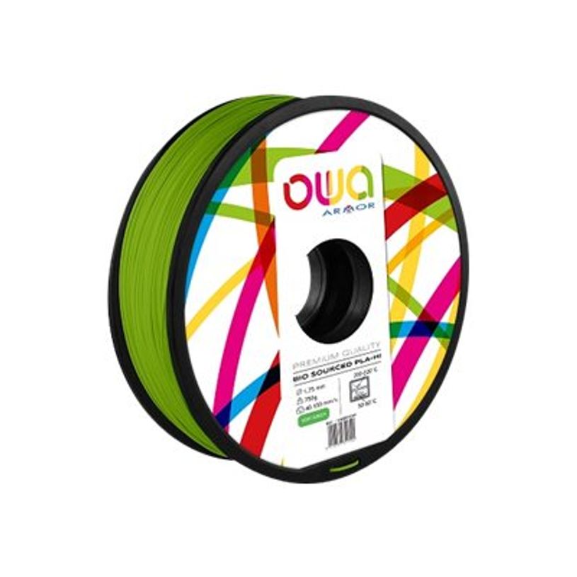 3112539351724-OWA - Filament 3D PLA-Hi - vert - Ø 175 mm - 750g-P_79423620_1-0