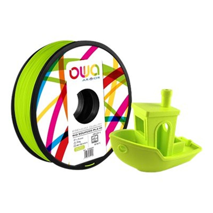 3112539351748-OWA - Filament 3D PLA-Hi - vert neon - Ø 175 mm - 750g-P_79423622_1-0