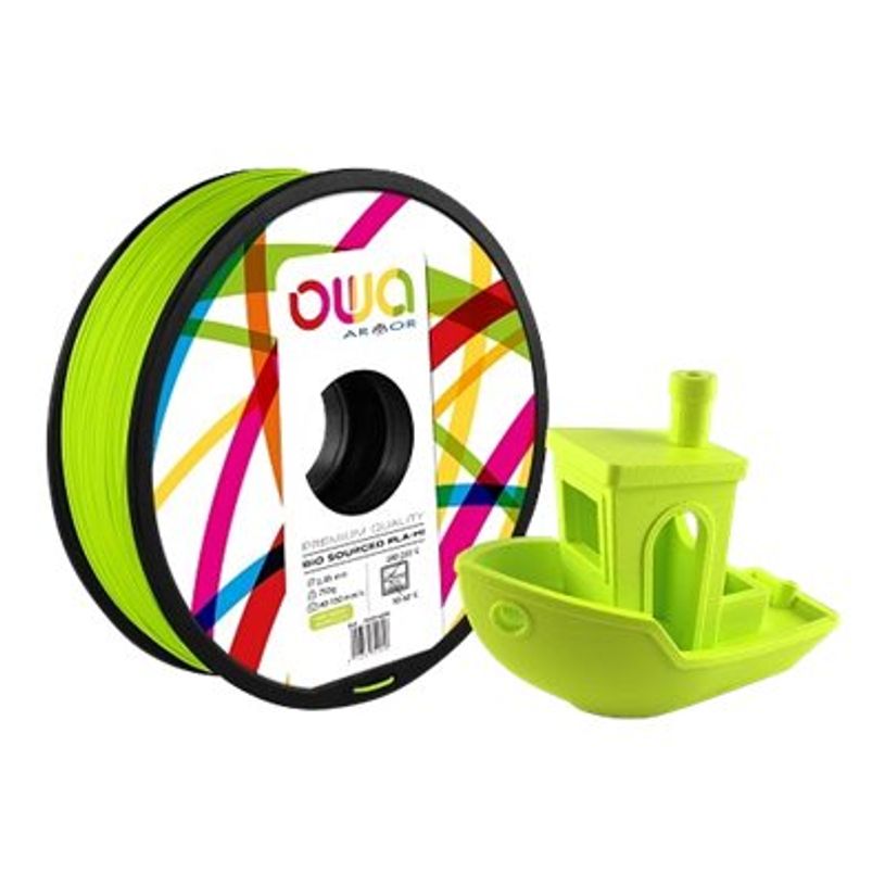 3112539351816-OWA - Filament 3D PLA-Hi - vert fluo - Ø 285 mm - 750g-P_79423629_1-0