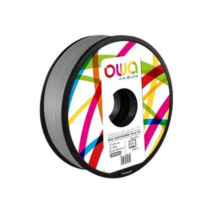 3112539351854-OWA - Filament 3D PLA-Hi - gris - Ø 285 mm - 750g-P_79423633_1-0