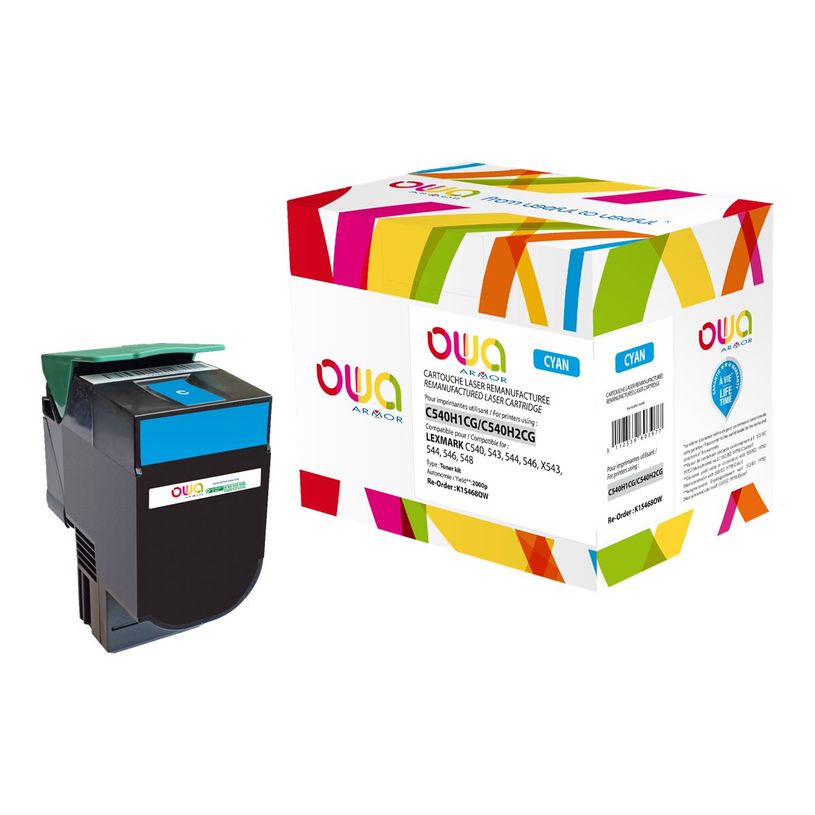 3112539603977-Cartouche laser remanufacturée Lexmark C540H - cyan - Owa-P_79423639_1-0