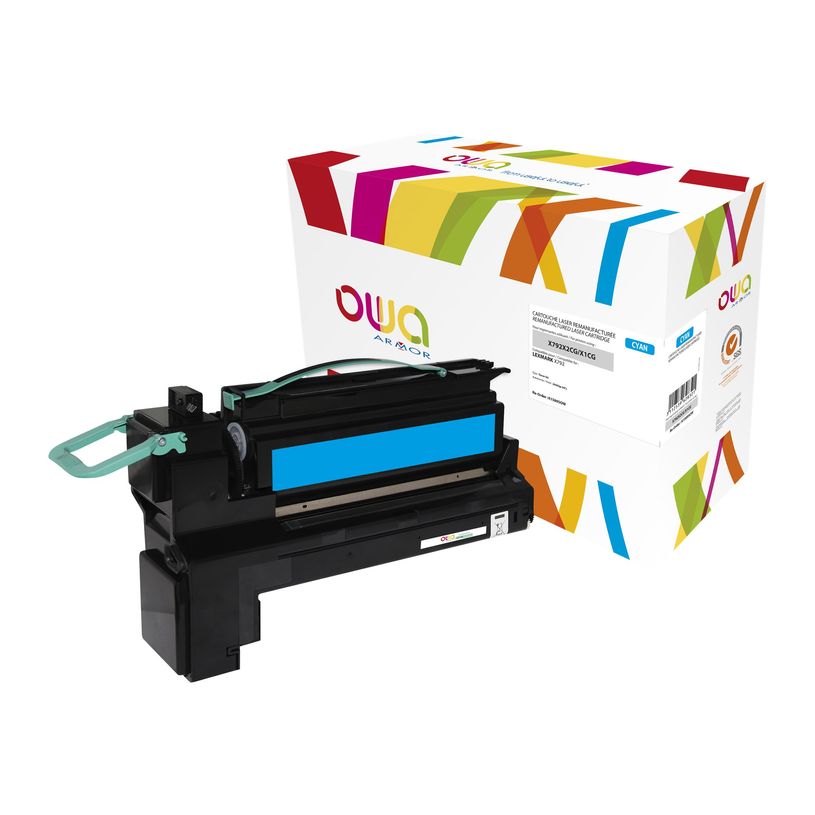 3112539628321-Lexmark X792X2CG - remanufacturé OWA K15895OW - cyan - cartouche laser-P_79423697_1-0