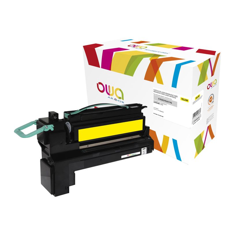 3112539628383-Cartouche laser remanufacturée Lexmark C792X2YG - jaune - Owa-P_79423703_1-0
