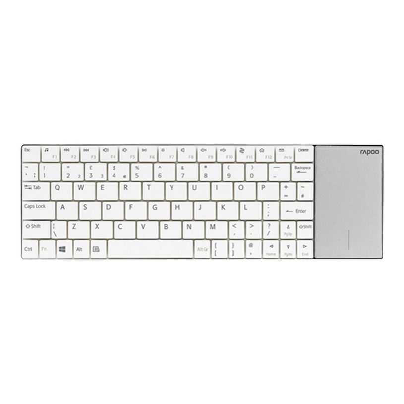 6940056162014-Rapoo E2710 - clavier sans fil Azerty - ultra plat et touchpad - blanc-P_79424001_1-0