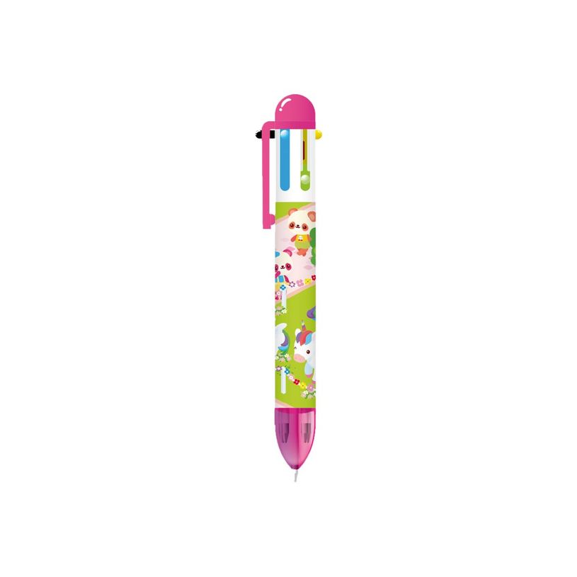 3108726758322-Oberthur Lovely zoo - 6 crayons à bille de couleur-P_79424467_1-0