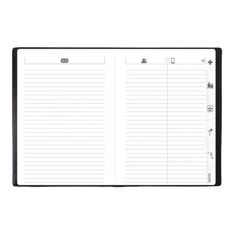 3371010383610-Quo Vadis Toscana - Répertoire Carnet d'adresses 15 x 21 cm - rouge coquelicot-P_79424473_1-2