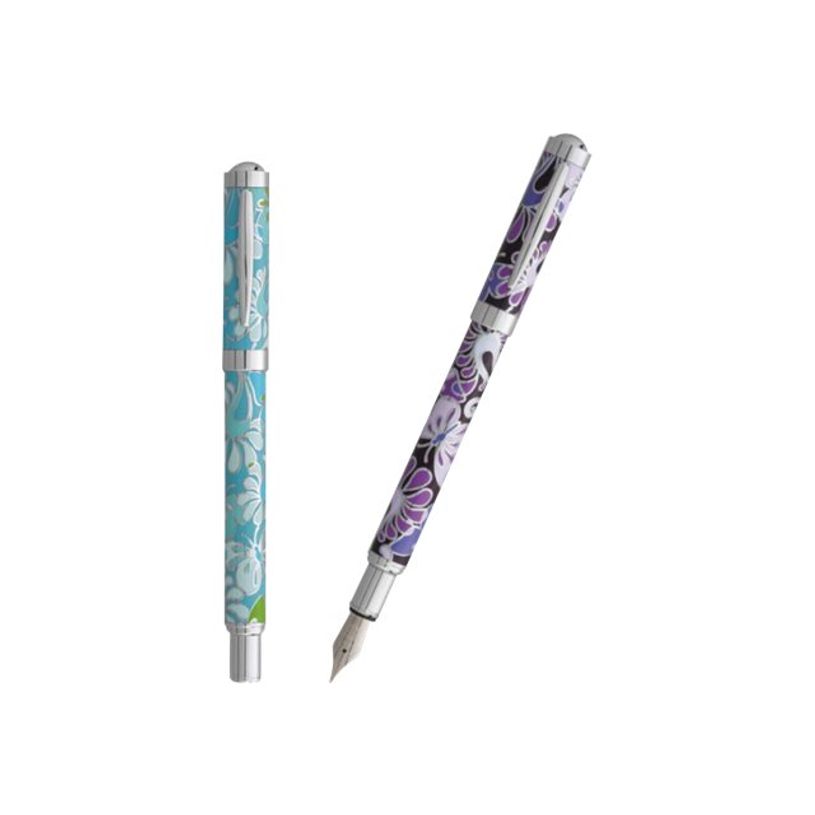 3219918262142-Enzo Varini Palazzo Papi - Parure stylo à bille et sylo plume violet-P_79424614_1-0