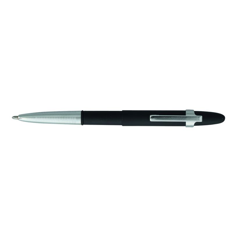 747609960013-Fisher Space Pocket - Stylo à bille noir mat et chromé-P_79424623_1-0