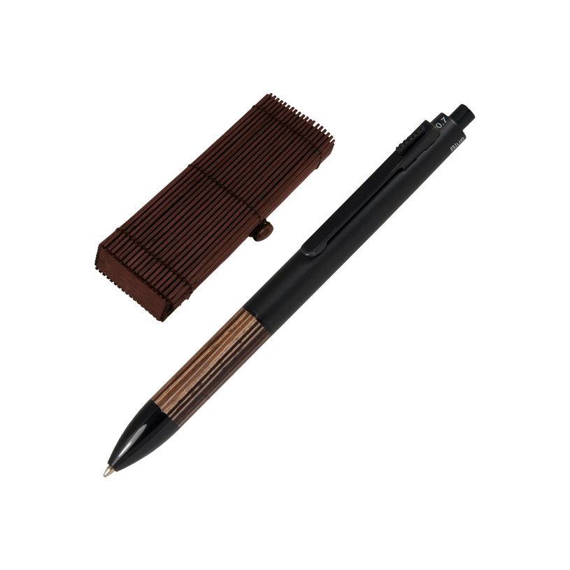 4014421313140-Online Inspiration.Line - Stylo à bille à 3 couleurs et porte-mines - marron-P_79424698_2-1