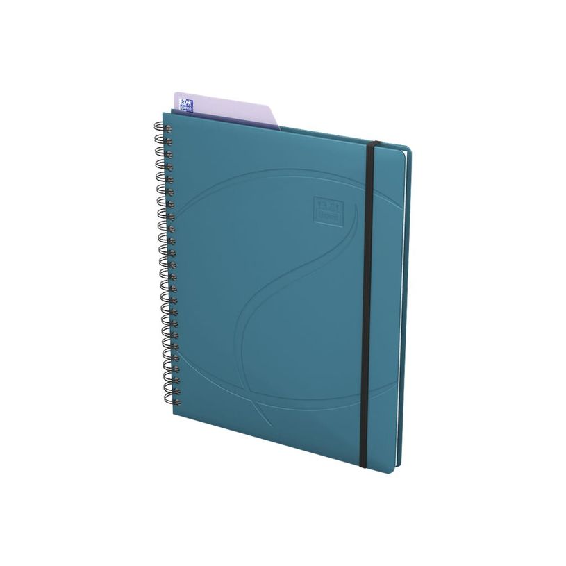 3020120058481-Oxford Beauty Eden - Cahier A5+ à spirale et élastique - petits carreaux - avec onglets -P_79424824_10-3