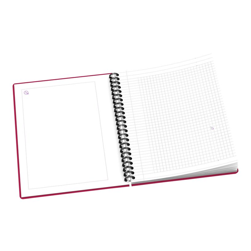 3020120058481-Oxford Beauty Eden - Cahier A5+ à spirale et élastique - petits carreaux - avec onglets a-P_79424824_9-2