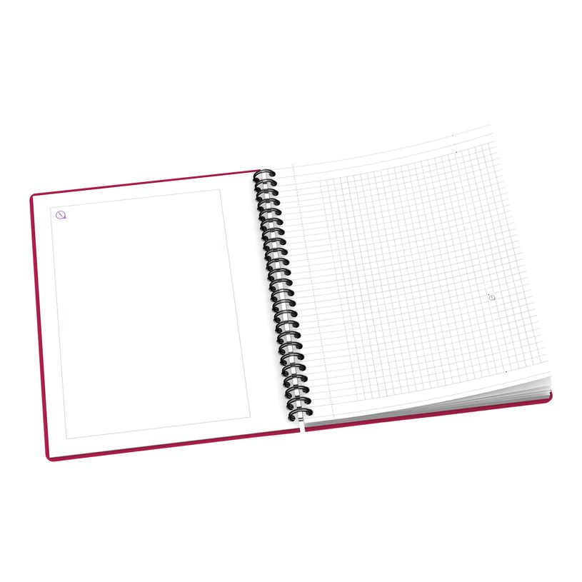 3020120066387-Oxford Beauty Eden - Cahier A5+ à spirale et élastique - ligné - avec onglets autocollan-P_79424828_5-2