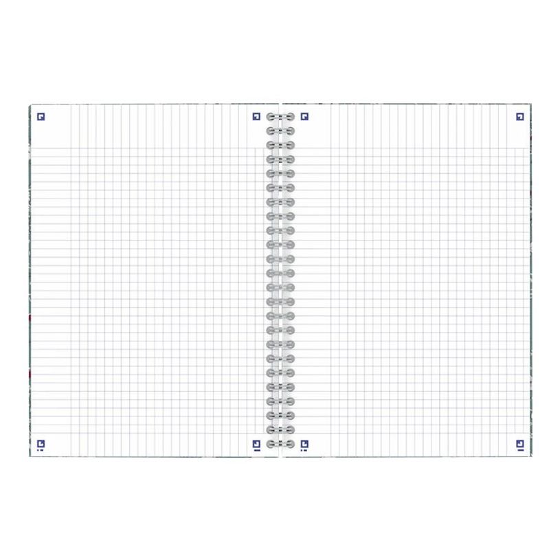 3020120113319-Oxford Floral - Carnet de notes à spirale - A5 - 120 pages - petits carreaux-P_79424841_1-8