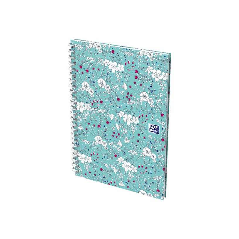3020120113319-Oxford Floral - Carnet de notes à spirale - A5 - 120 pages - petits carreaux-P_79424841_8-6