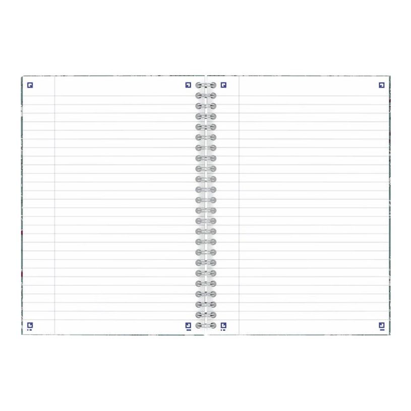 3020120113357-Oxford Floral - Carnet de notes à spirale - A5 - 120 pages - ligné-P_79424842_1-9