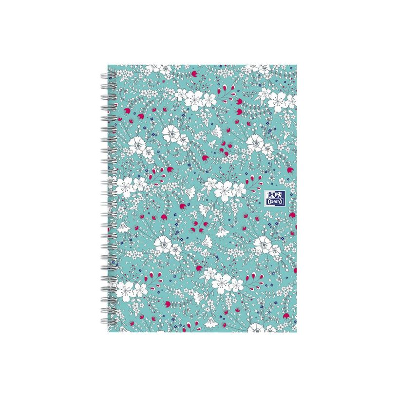 3020120113357-Oxford Floral - Carnet de notes à spirale - A5 - 120 pages - ligné-P_79424842_4-2