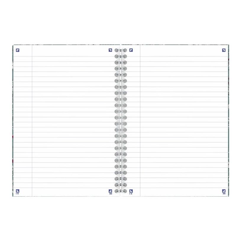 3020120113449-Oxford Floral - Carnet de notes à spirale - B5 - 120 pages - ligné-P_79424844_1-10