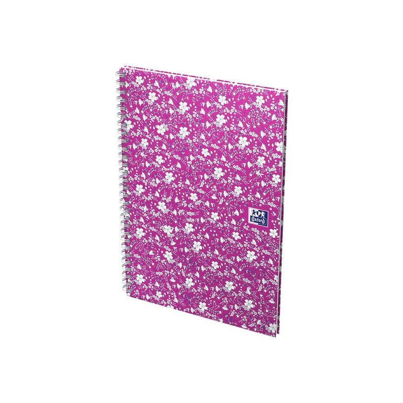 3020120113449-Oxford Floral - Carnet de notes à spirale - B5 - 120 pages - ligné-P_79424844_7-5