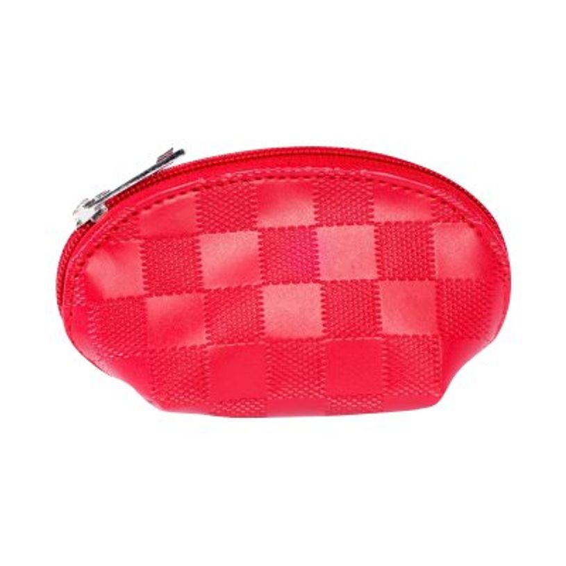 3281640408631-Cristo Damiers - Porte-monnaie arrondie rouge-P_79424936_1-0