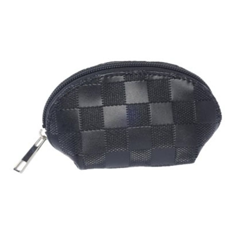 3281640408648-Cristo Damiers - Porte-monnaie arrondie noir-P_79424937_1-0