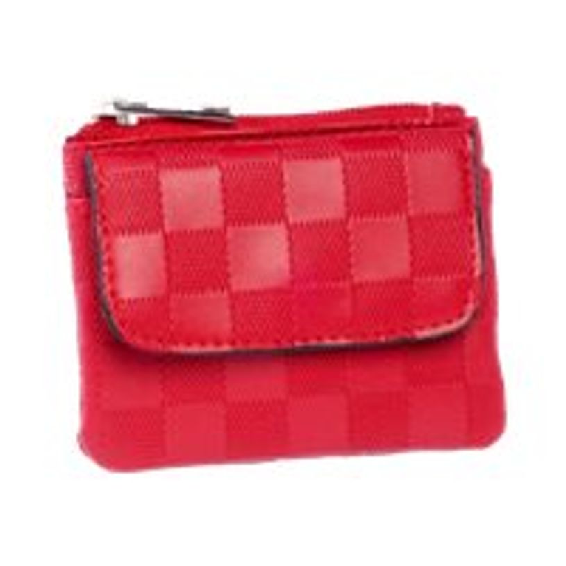 3281640408716-Cristo DAMIERS - Porte-monnaie - Zippé - Rabat - Rouge-P_79424942_1-0