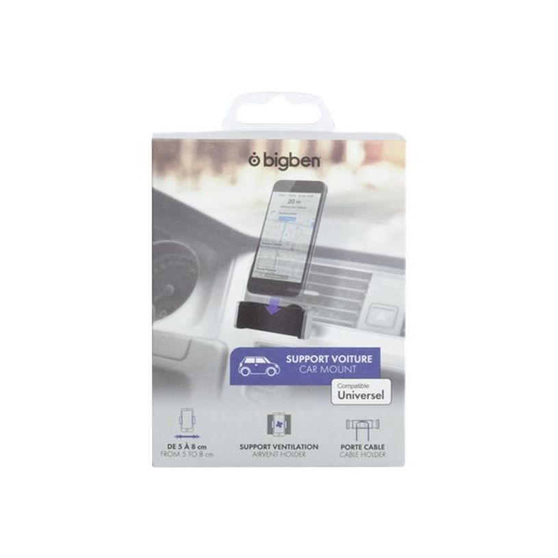 3571211372110-Bigben Connected - Support voiture argenté avec fixation à la grille d'aération pour sma-P_79425011_1-1