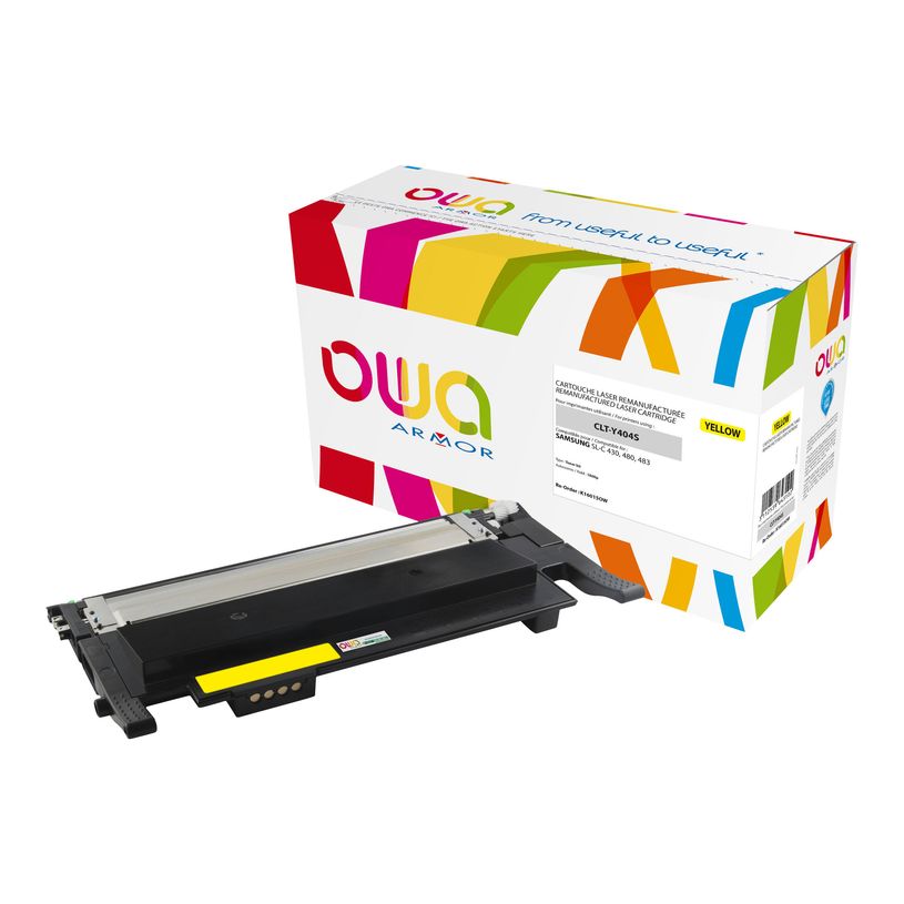 3112539643102-Cartouche laser remanufacturée Samsung CLT-404S - jaune - Owa-P_79425149_2-1