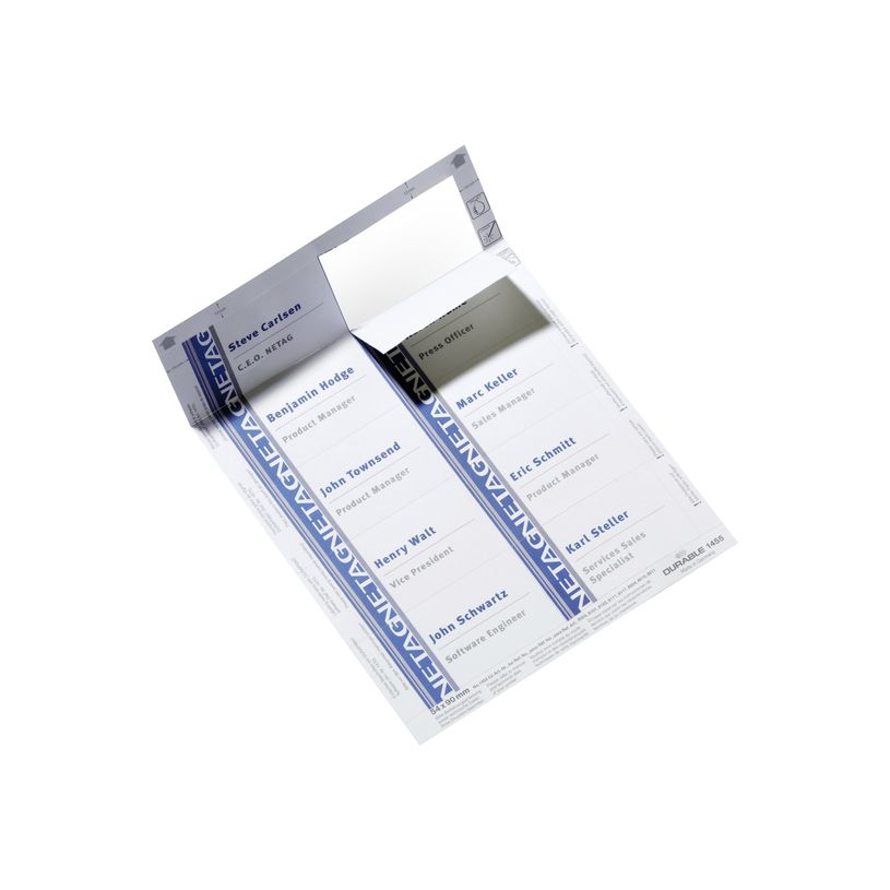 4005546140551-Durable - 200 Cartes prédécoupées pour badges 54 x 90 mm-P_79425226_6-5