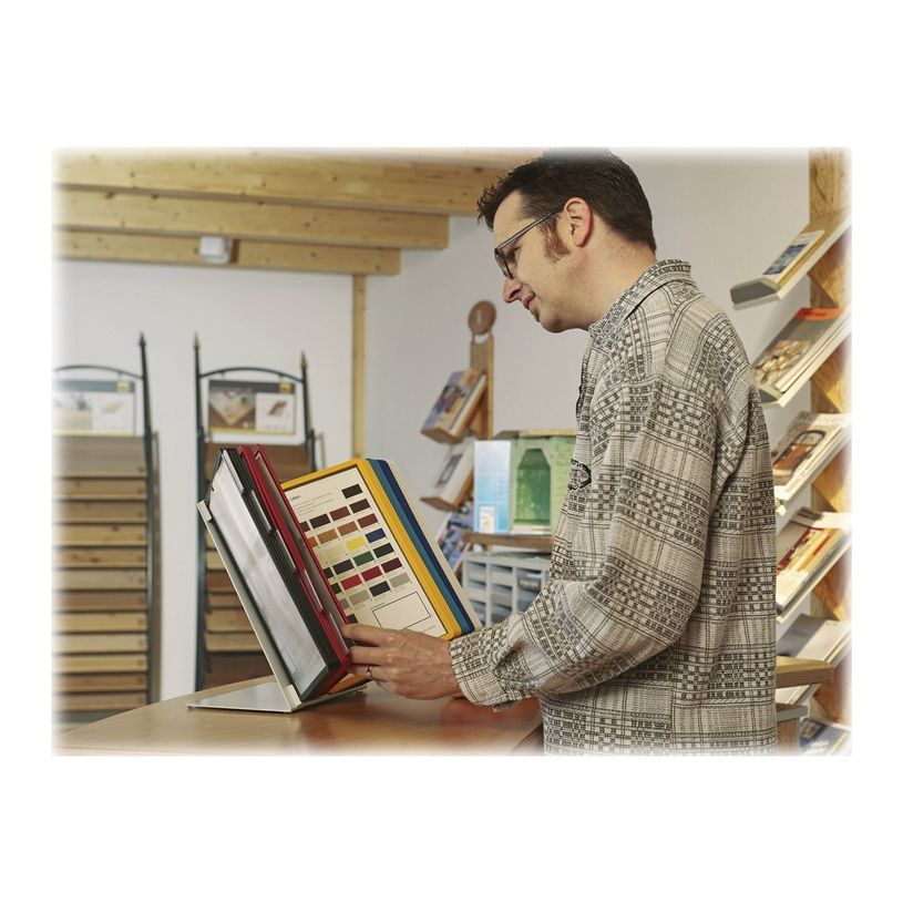 4005546504926-Durable Vario - Pupitre de table (lutrin) avec 30 pochettes A4 - couleurs assorties-P_79425235_2-1