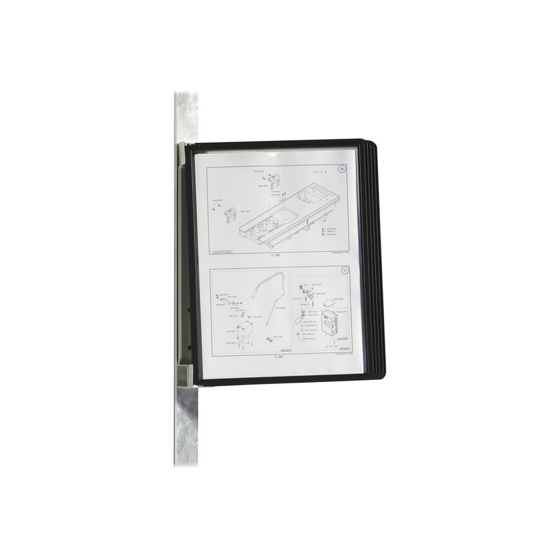 4005546506517-Durable Vario - Support mural magnétique avec 5 pochettes A4 - noir-P_79425239_15-12