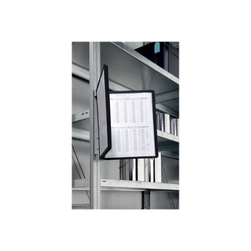 4005546506517-Durable Vario - Support mural magnétique avec 5 pochettes A4 - noir-P_79425239_18-13