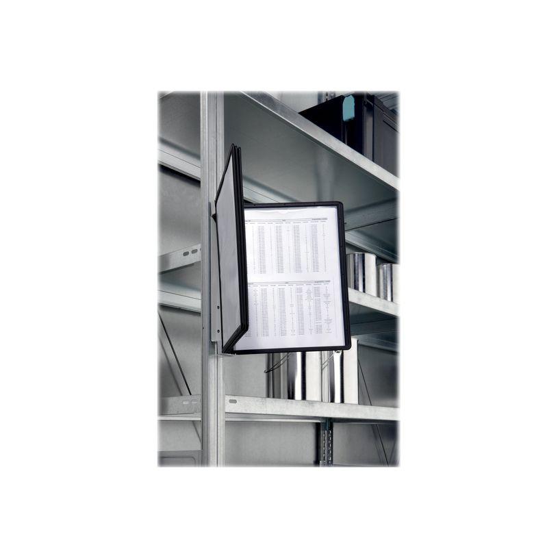 4005546506517-Durable Vario - Support mural magnétique avec 5 pochettes A4 - noir-P_79425239_21-10