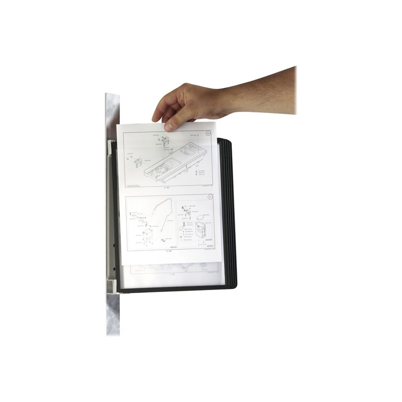 4005546506517-Durable Vario - Support mural magnétique avec 5 pochettes A4 - noir-P_79425239_8-7