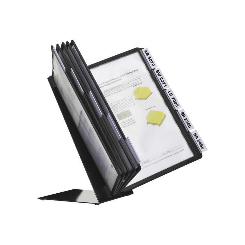 4005546506685-Durable Vario - Pupitre de table (lutrin) avec 10 pochettes A4 - noir-P_79425240_2-1