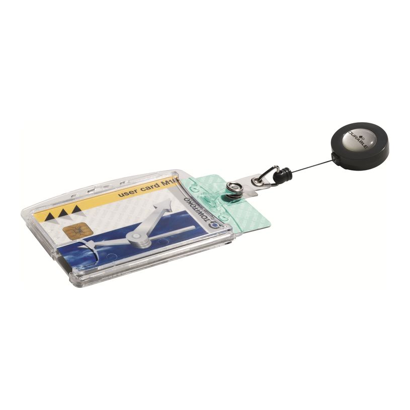 4005546802770-Durable - 10 Portes badge de nom avec enrouleur - 54 x 85 mm - 2 cartes-P_79425248_1-0