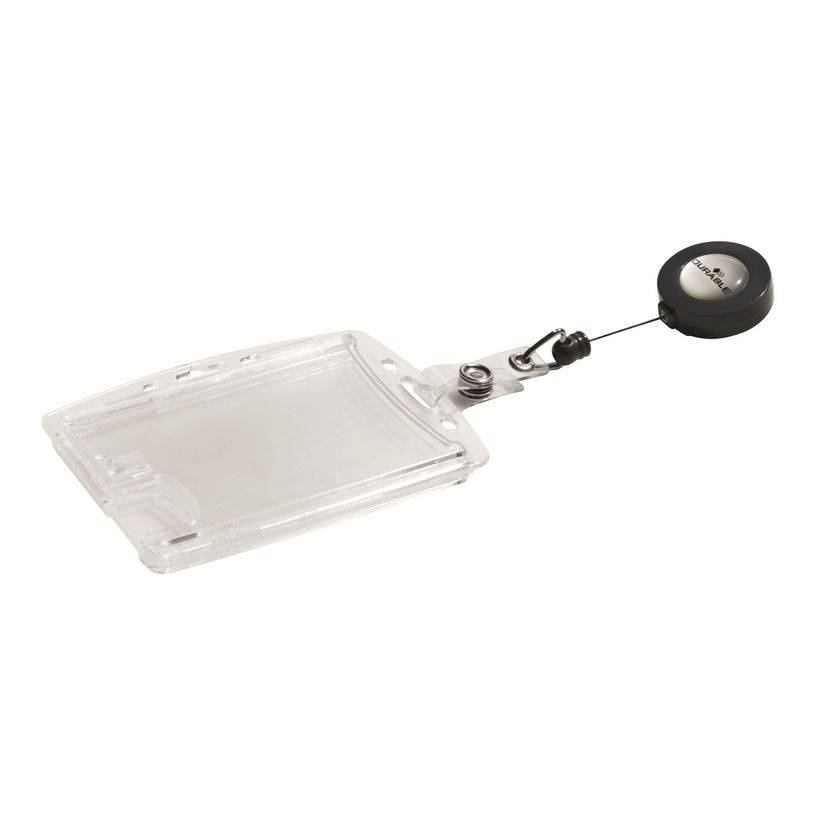 4005546802770-Durable - 10 Portes badge de nom avec enrouleur - 54 x 85 mm - 2 cartes-P_79425248_2-1