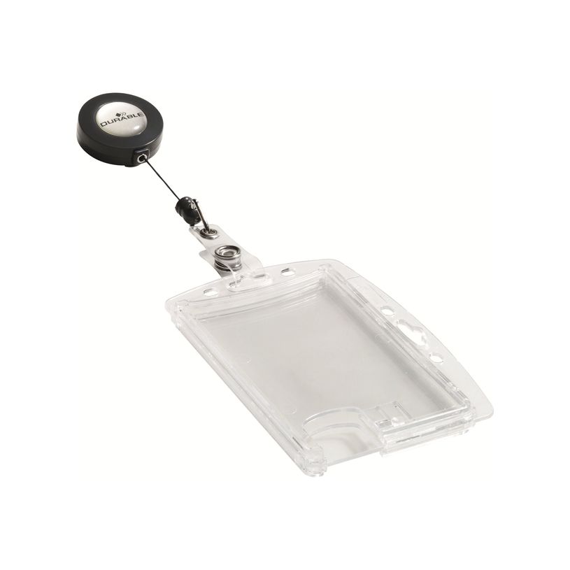 4005546802770-Durable - 10 Portes badge de nom avec enrouleur - 54 x 85 mm - 2 cartes-P_79425248_6-5